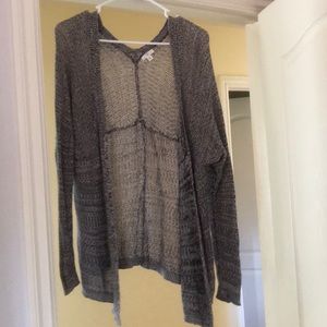 Nordstrom BP grey knit sweater cardigan XS